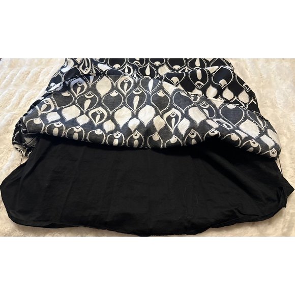 Old Navy Sundress w/Tie Neck Geometric Pattern Cotton Blend Junior's Size M - Picture 8 of 13